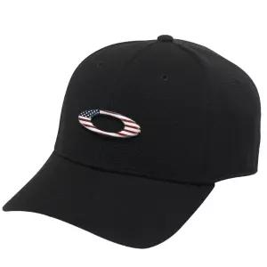 오클리 Oakley 남성용 틴칸 캡, Tincan 모자, 스몰-미디엄, 블랙/미국 국기_163116