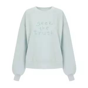 [정상가 89000원][봄 인기 신상][샐리] 자수레터링라운드맨투맨_I6A-CTS015