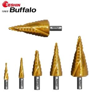 세신 스텝드릴-트위스트형 T10-422(TiN) 재질HSS TiN코팅 일반전동 사용