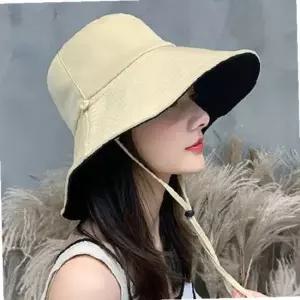 여성 데일리 7컬러 무지 양면 버킷햇 벙거지