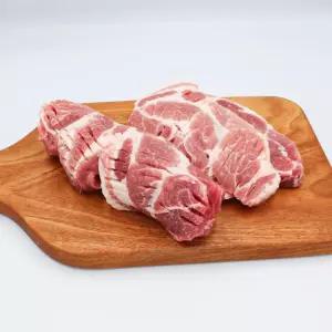 한돈 냉장 돼지고기 칼집 목살 구이용 500g 1kg