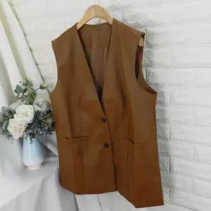 lss_하프가죽조끼VOT롱베스트 박스조끼 가죽조끼 하프기장조끼 정장베스트