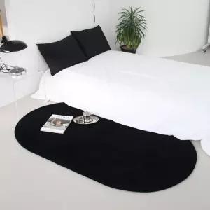 다온샵 소프트 극세사 단모 타원 러그 170X230CM