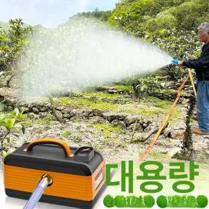 고압 양수기 충전식 펌프 급수 농업 관개 분무기 10m 무선