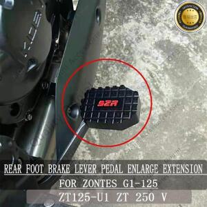 존테스 G1-125 155-U1 150V 리어 풋 브레이크 레버 페달 확장 연장 페그 패드 익스텐더 G1 U1