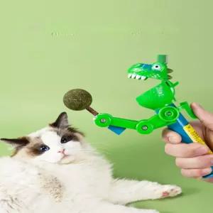 간식뺏기놀이 고양이 장난감 움직이는 먹는 공룡 사탕