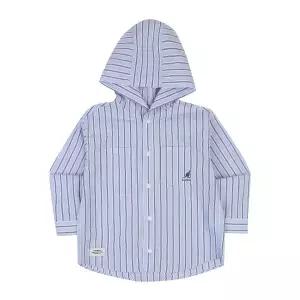 [캉골키즈](타임스퀘어점패션관)스트라이프 후디 셔츠 SA 0118 블루 (ASACSH01180BU)