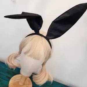 헤어 토끼 머리띠 와이어 밴드 추천 인기제품 검은 귀모양