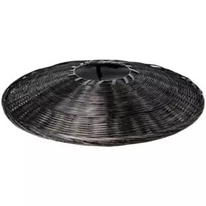 대나무 삿갓 전통 낭인 사극 무사 (36/11cm) 블랙 협객모자 갓