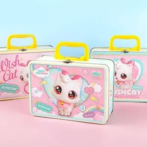 위시캣 캐릭터 피크닉 가방 소풍 보냉백 도시락 가방 랜덤