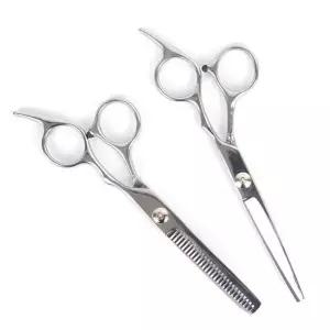 헤어 컷팅 가위 전문가용 틴닝 가정용 미용 숱 가위 앞머리