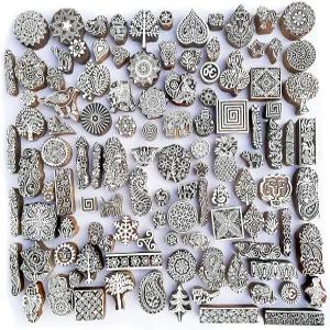 로얄 크래프트 모듬 나무 블록 인쇄 우표 (10개 세트) Bulk01_10