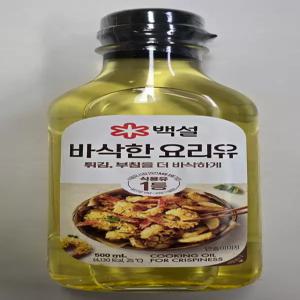 백설 바삭한 요리유 500ml x 4개