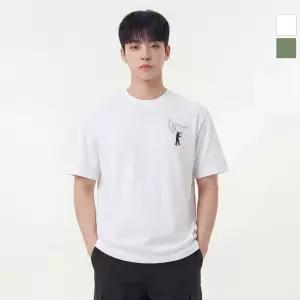 웨스트우드 남성 네오 자수와펜 반팔티_WO1MNTR485