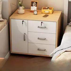 사무용 서랍장 이동식 원목 3단 보관함 서류 캐비닛 은행 침실 수납장