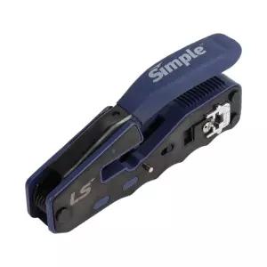 LS전선 정품 EZ 랜툴 관통형 플러그 스냅 모듈러 컷팅 압착기 RJ45 랜선 제작 공구 LS / Snap Plug 클리핑툴 WISELS-CT-EZ