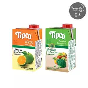 [웅진식품] 팁코(쇼군오렌지, 브로콜리) 500mL (12개 / 선택옵션)