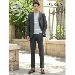 [하프클럽/올젠]다크그레이 썸머 클래식 셋업 수트 (ZOE2KG1311_ZOE2PP1311_DGR)
