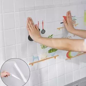 주방 시트 싱크대 투명 벽지 주방 벽보호 기름때 방지 필름