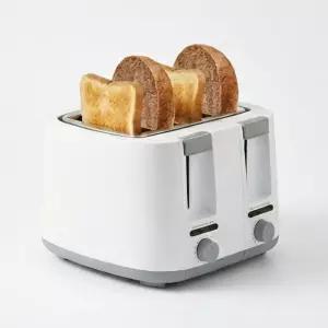 가정용 홈카페 4구 와이드 토스터기 3cm 넓은투입구 두꺼운 통식빵 베이글 토스트기