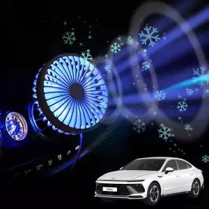 쏘나타디엣지 차량용 송풍구 호환 선풍기 시즌3구 구형 USB포트 미니 휴대용 용선풍기 자동차 용에어서큘레