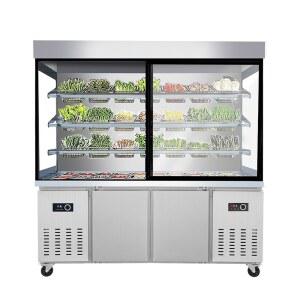 마라탕 쇼케이스 진열대 가습 냉장고