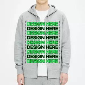 [인쇄비포함] 커스텀 라이트 쭈리 후드집업 맞춤 소량 주문 제작 단체티