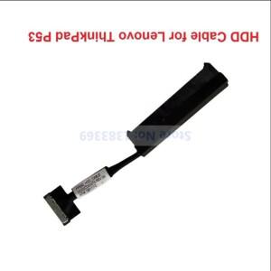 레노버 호환 씽크패드 P53 노트북용 2.5 SATA HDD SSD 하드 드라이브 커넥터 케이블 캐디 브래킷 프레임 트