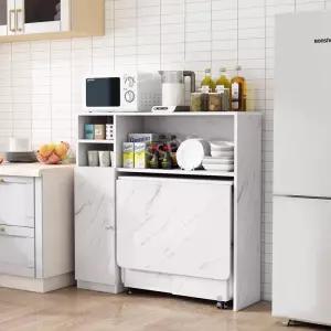 접이식 거치대 탁자 공간활용 선반 식탁렌지대 수납장 랙 주방