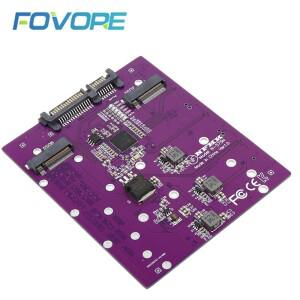 SATA 5 포트 M.2 NGFF SSD 확장 카드 2230 사이즈 Pcie 어댑터 변환기용
