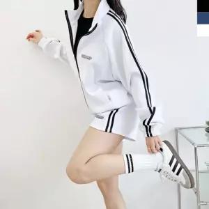 ACC SF1029W-SS1011W 여자 투라인 트랙 집업 트레이닝 자켓 3부 반바지 숏팬츠 세트