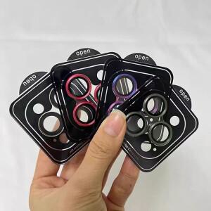 포지셔닝  조립  유리 카메라 커버 화면 보호기 iPhone 호환  15 Pro Max 14 Plus 13 Mini 12 필름