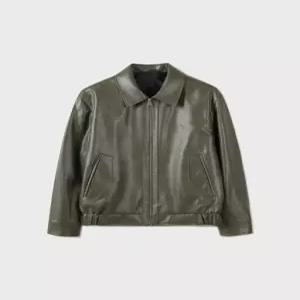 지오지아 26SS 페이크 레더 점퍼 3종택1ADG2JJ1802CW