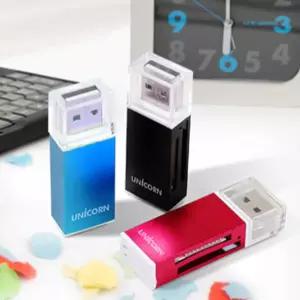 휴대용 카드 리더기 컴팩트 초소형 노트북 usb 카드 리더기 메모리 2.0 데이터 어댑터 외장 젠더 하드 주변