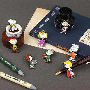 피너츠 스누피 75주년 핀뱃지 배지 캐릭터굿즈 가방포인트 문구용