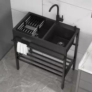 미니 개수대 다용도 원룸 스테인레스 세면대 겸용 탕비실