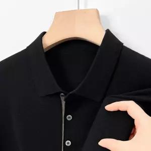 남성용 니트 울 가을 이너 솔리드 터틀넥 추동 얇은 울함유 스웨터 칼라넥 원픽3