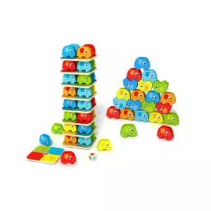 치매예방 블럭 코끼리 쌓기 노인 교구 인지능력 손조작 퍼즐