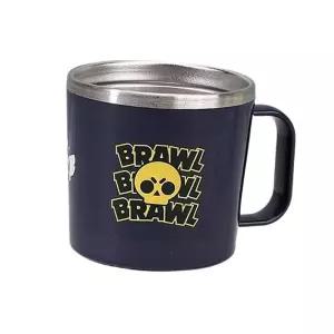 마리빙 네이비 브롤스타즈 유치원스텐컵 양치컵 어린이집 물컵 식세기 1P 안전 테인레스컵 260ml