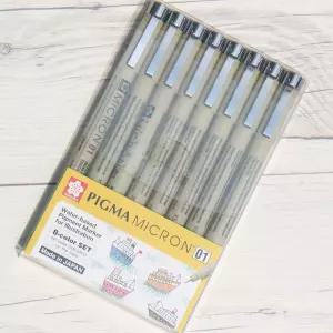 시리즈 0.25mm 8색세트/어려가지두께/그라데이션표현/켈리펜/예쁜글씨체연습/초급그리기/그립감좋은/캘리그