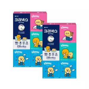 크리넥스 디럭스 미니 카카오 230매X6개입 2세트