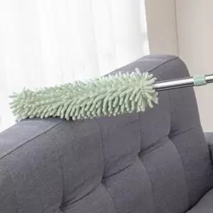 틈새 먼지 제거기 구부러지는 정전기 긴막대 길이 조절 먼지 털이 다용도 청소용 인테리어 높은 가구 침대