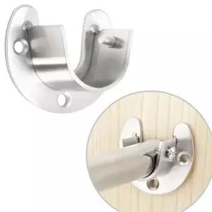 옷장 봉 스테인리스 원형봉 지지대 옷걸이 봉 소켓 브라켓 봉마감 봉소품 선반 철물 부품