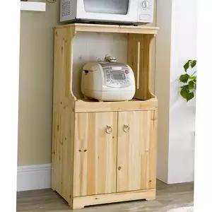 원목 전자 레인지 지대 슬라이드 삼나무 밥솥 원목 렌지 지대 수납장 주방 선반장 조리대 다용도 진열장