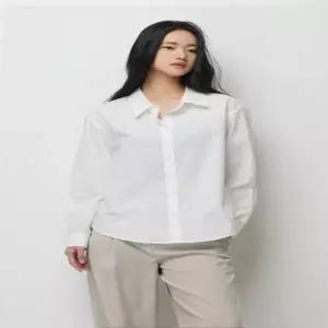 [시슬리]버터 레이 오버핏 셔츠_s