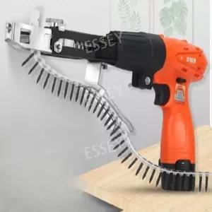 전동 스크류건 헤드 석고 매거진 드릴 현장 석고보드 공사