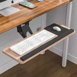 무타공키보드트레이 책상 받침대 거치대 연장 슬라이딩형 키보드 선반