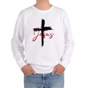 맨투맨 예수님사랑 JESUS 추수감사절 주일학교 5번 zPB2+6zYy