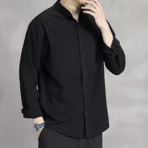 3컬러 남자반팔 여름 시원한셔츠 남성 차이나카라셔츠 Bmh4+8svB