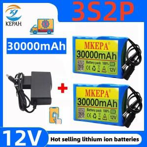 LED 조명 백업 전원용 12V 30000mAh 3S2P 리튬 이온 배터리 팩 고용량 BMS